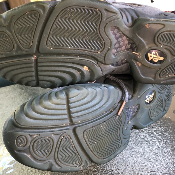 NIKE Air Pennys IV 4 Wolf Grey Metallic Cooper Basketball Sneakers - Picture 11 of 11